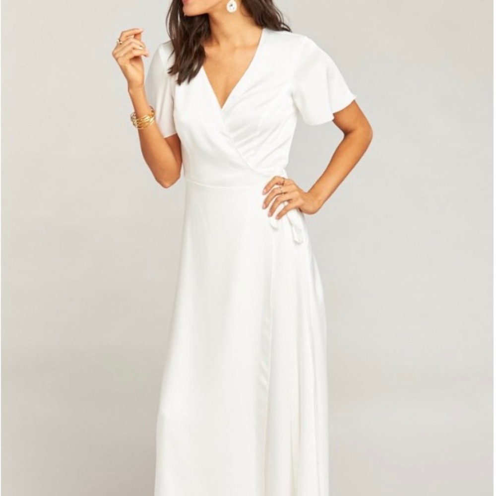 Show Me Your MuMu Noelle Flutter Wrap Dress